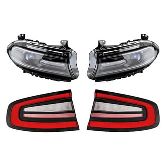 Replacement - 4-Piece Kit (Driver and Passenger Side Headlights, Driver and Passenger Side Outer Tail Lights)