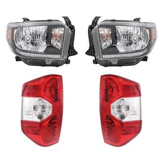 Replacement - 4-Piece Kit (Driver and Passenger Side Headlights, Driver and Passenger Side Tail Lights)