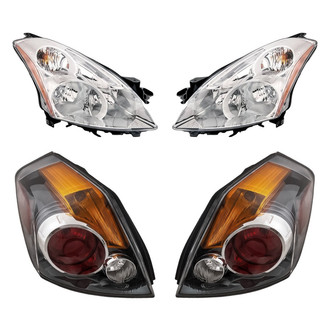 Replacement - 4-Piece Kit (Driver and Passenger Side Headlights, Driver and Passenger Side Tail Lights)