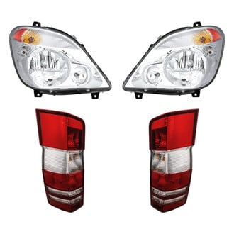 Replacement - 4-Piece Kit (Driver and Passenger Side Headlights, Driver and Passenger Side Tail Lights)