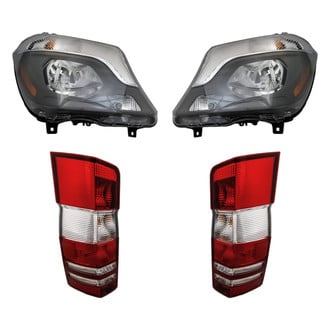 Replacement - 4-Piece Kit (Driver and Passenger Side Headlights, Driver and Passenger Side Tail Lights)
