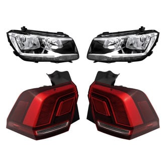 Replacement - 4-Piece Kit (Driver and Passenger Side Headlights, Driver and Passenger Side Outer Tail Lights)