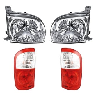 Replacement - 4-Piece Kit (Driver and Passenger Side Headlights, Driver and Passenger Side Tail Lights)