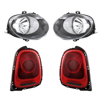 Replacement - 4-Piece Kit (Driver and Passenger Side Headlights, Driver and Passenger Side Tail Lights)