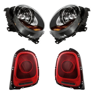 Replacement - 4-Piece Kit (Driver and Passenger Side Headlights, Driver and Passenger Side Tail Lights)