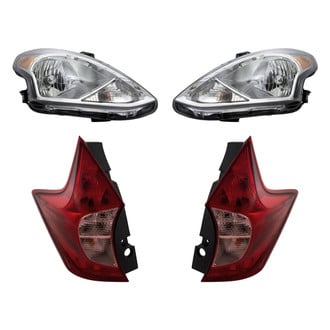 Replacement - 4-Piece Kit (Driver and Passenger Side Headlights, Driver and Passenger Side Tail Lights)