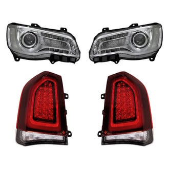 Replacement - 4-Piece Kit (Driver and Passenger Side Headlights, Driver and Passenger Side Tail Lights)