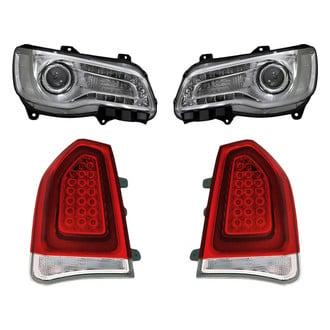 Replacement - 4-Piece Kit (Driver and Passenger Side Headlights, Driver and Passenger Side Tail Lights)