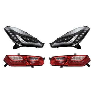 Replacement - 4-Piece Kit (Driver and Passenger Side Headlights, Driver and Passenger Side Tail Lights)