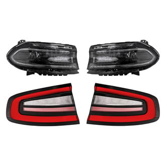 Replacement - 4-Piece Kit (Driver and Passenger Side Headlights, Driver and Passenger Side Outer Tail Lights)