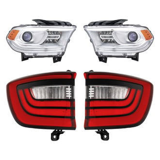 Replacement - 4-Piece Kit (Driver and Passenger Side Headlights, Driver and Passenger Side Outer Tail Lights)