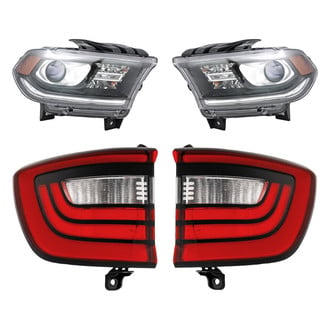 Replacement - 4-Piece Kit (Driver and Passenger Side Headlights, Driver and Passenger Side Outer Tail Lights)
