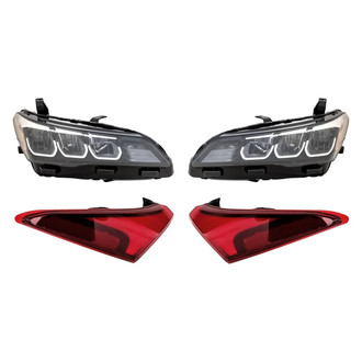 Replacement - 4-Piece Kit (Driver and Passenger Side Headlights, Driver and Passenger Side Outer Tail Lights)