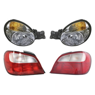 Replacement - 4-Piece Kit (Driver and Passenger Side Headlights, Driver and Passenger Side Tail Lights)