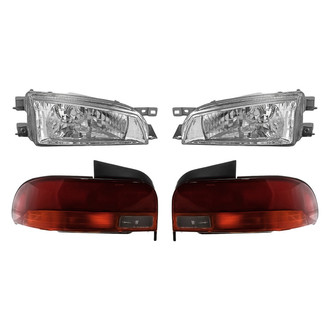 Replacement - 4-Piece Kit (Driver and Passenger Side Headlights, Driver and Passenger Side Tail Lights)