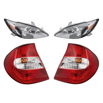 Replacement - 4-Piece Kit (Driver and Passenger Side Headlights, Driver and Passenger Side Tail Lights)