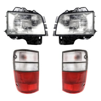 Replacement - 4-Piece Kit (Driver and Passenger Side Headlights, Driver and Passenger Side Tail Lights)