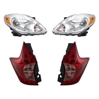 Replacement - 4-Piece Kit (Driver and Passenger Side Headlights, Driver and Passenger Side Tail Lights)