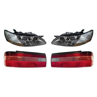 Replacement - 4-Piece Kit (Driver and Passenger Side Headlights, Driver and Passenger Side Tail Lights)