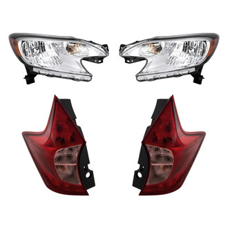 Replacement - 4-Piece Kit (Driver and Passenger Side Headlights, Driver and Passenger Side Tail Lights)