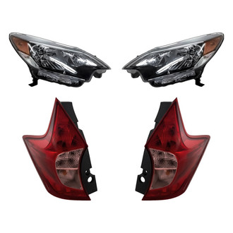 Replacement - 4-Piece Kit (Driver and Passenger Side Headlights, Driver and Passenger Side Tail Lights)