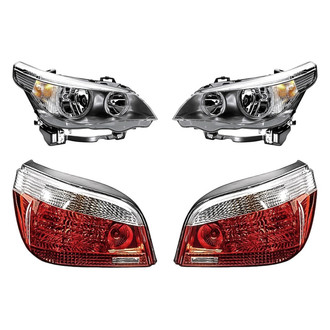 Replacement - 4-Piece Kit (Driver and Passenger Side Headlights, Driver and Passenger Side Tail Lights)