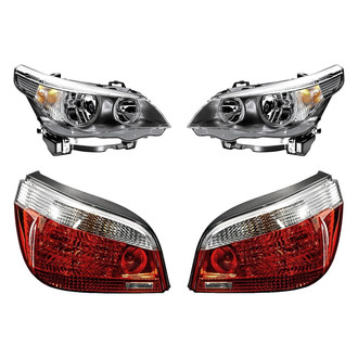 Replacement - 4-Piece Kit (Driver and Passenger Side Headlights, Driver and Passenger Side Tail Lights)