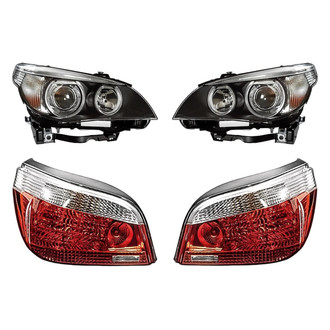 Replacement - 4-Piece Kit (Driver and Passenger Side Headlights, Driver and Passenger Side Tail Lights)