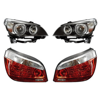 Replacement - 4-Piece Kit (Driver and Passenger Side Headlights, Driver and Passenger Side Tail Lights)