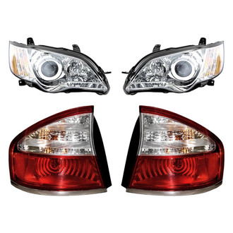 Replacement - 4-Piece Kit (Driver and Passenger Side Headlights, Driver and Passenger Side Tail Lights)