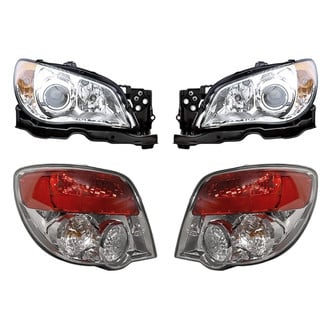 Replacement - 4-Piece Kit (Driver and Passenger Side Headlights, Driver and Passenger Side Tail Lights)