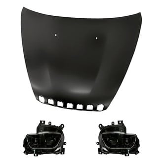 Replacement - 3-Piece Kit (Driver and Passenger Side Headlights, Hood Panel)