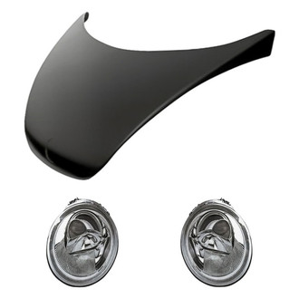 Replacement BNDL-279838 - 3-Piece Kit (Driver and Passenger Side Headlights, Hood Panel) (Standard Line)