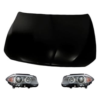 Replacement - 3-Piece Kit (Driver and Passenger Side Headlights, Hood Panel)