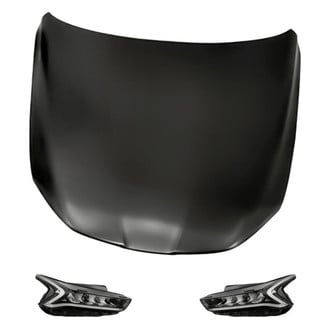 Replacement - 3-Piece Kit (Driver and Passenger Side Headlights, Hood Panel) (Standard Line)