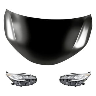 Replacement - 3-Piece Kit (Driver and Passenger Side Headlights, Hood Panel) (Standard Line)