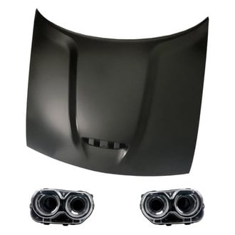 Replacement - 3-Piece Kit (Driver and Passenger Side Headlights, Hood Panel) (Standard Line)
