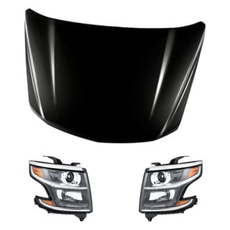 Replacement - 3-Piece Kit (Driver and Passenger Side Headlights, Hood Panel) (Standard Line)