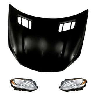 Replacement - 3-Piece Kit (Driver and Passenger Side Headlights, Hood Panel) (Standard Line)