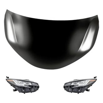 Replacement - 3-Piece Kit (Driver and Passenger Side Headlights, Hood Panel) (Standard Line)