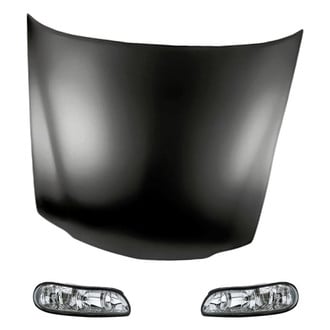 Replacement BNDL-281072 - 3-Piece Kit (Driver and Passenger Side Headlights, Hood Panel) (Standard Line)