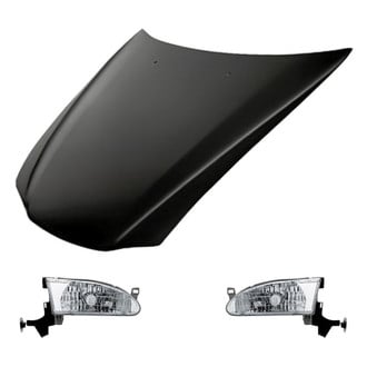 Replacement BNDL-281084 - 3-Piece Kit (Driver and Passenger Side Headlights, Hood Panel) (Standard Line)