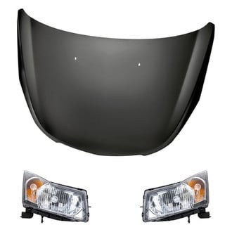 Replacement - 3-Piece Kit (Driver and Passenger Side Headlights, Hood Panel) (Standard Line)