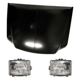 Replacement - 3-Piece Kit (Driver and Passenger Side Headlights, Hood Panel)
