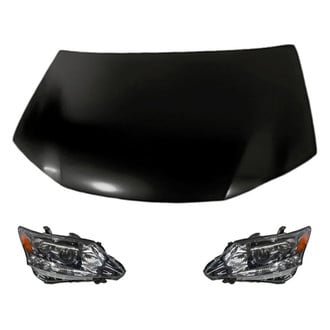 Replacement - 3-Piece Kit (Driver and Passenger Side Headlights, Hood Panel) (Standard Line)