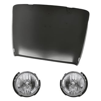 Replacement - 3-Piece Kit (Driver and Passenger Side Headlights, Hood Panel) (Standard Line)