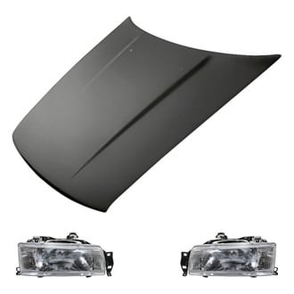 Replacement - 3-Piece Kit (Driver and Passenger Side Headlights, Hood Panel) (Standard Line)