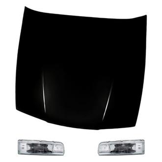 Replacement - 3-Piece Kit (Driver and Passenger Side Headlights, Hood Panel) (Standard Line)
