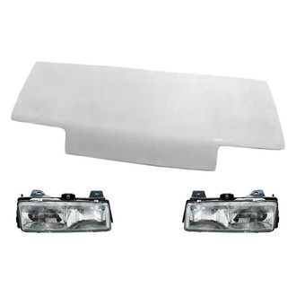 Replacement - 3-Piece Kit (Driver and Passenger Side Headlights, Hood Panel) (Standard Line)