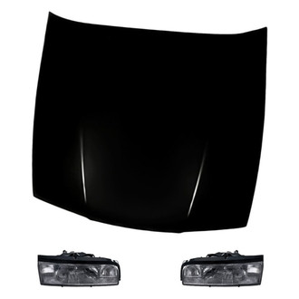 Replacement - 3-Piece Kit (Driver and Passenger Side Headlights, Hood Panel) (Standard Line)